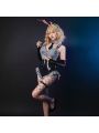 Denim Uniform Bunny Girl Cosplay Costume