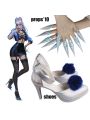LOL KDA ALL OUT Evelynn Cosplay Shoes And Props