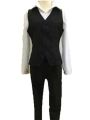 Fate/Apocrypha Sieg Black and White Uniform Cloth Anime Cosplay Costumes