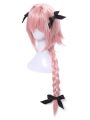 Fate Apocrypha Astolfo Pink Long Braid Cosplay Wigs 