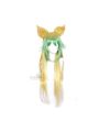 Fate Apocrypha Atalanta Yellow Mixed Green Cosplay Wigs With Ear 
