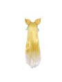 Fate Apocrypha Atalanta Yellow Mixed Green Cosplay Wigs With Ear 