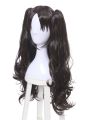 Fate Grand Order Tohsaka Rin Black Brown Long Curly Game Cosplay Wigs 