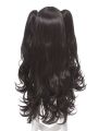 Fate Grand Order Tohsaka Rin Black Brown Long Curly Game Cosplay Wigs 