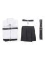 Fate/Grand Order Grand Master Olgamally Animusphere Black And White Uniform Anime Cosplay Costumes