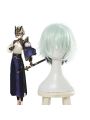 FateGrand Order Servant  Lang Lin Wang Mixed Color Short Straight Cosplay Wigs 