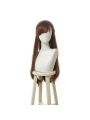 Film Anna Long Curly Brown Cosplay Wigs 