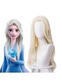 Film Elsa Blonde Long Cosplay Wigs
