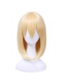 Fire Force Iris Blonde Medium Length Cosplay Wigs