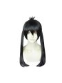 Fire Force Kotatsu Tamaki  Black Long Dual horsetail Cosplay Wigs
