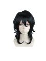 Game Ensemble Stars Rei Sakuma Black Curly Cosplay Wig