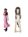 Game Final Fantasy VII Aerith Gainsborough Cosplay Wigs Brown Long Curly Cosplay Wig