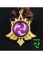 Game Genshin Impact  Eye of God Vision 14 Style Florescent Light Keychain 