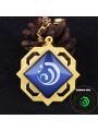 Game Genshin Impact  Eye of God Vision 14 Style Florescent Light Keychain 
