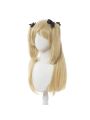 Game Genshin Impact Fischl Blonde Ponytail Cosplay Wigs
