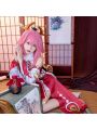 Game Genshin Impact Guuji Yae Cosplay Costume