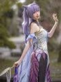 Game Genshin Impact Keqing CheongsamCosplay Costume