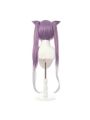 Game Genshin Impact Keqing Mixed Purple Ponytail Cosplay Wigs