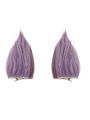 Game Genshin Impact Keqing Mixed Purple Ponytail Cosplay Wigs