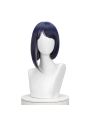 Game Genshin Impact Kujou Sara Blue Mixed Color Cosplay Wigs