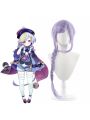 Game Genshin Impact Qiqi Light Purple Cosplay Wigs