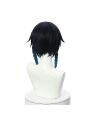 Game Genshin Impact Venti Blue Gradient Cosplay Wigs