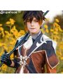 Game Genshin Impact Zhongli Cosplay Costume