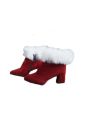 Game LOL Christmas Jinx Red Cosplay Shoes 