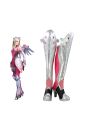 Game OW Pink Angel Cosplay Shoes