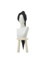 Game Valorant Project A Sage Black Long Ponytail Cosplay Wigs