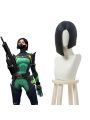 Game Valorant Project A Viper Black Cosplay Wigs