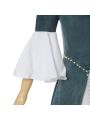 Women Renaissance Victorian Medieval Green Long Vintage Elegent Dress