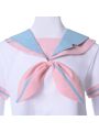 Japanese Student Sailor Suit College Wind Suit Short-sleeved JK Uniform Pleated Skirt  Cosplay Costume