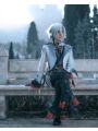 Genshin Impact Fatui Arlecchino The Knave Cosplay Costume