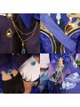 Genshin Impact The Hydro Archon Dark Fontaine Focalors Cosplay Costume