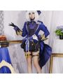 Genshin Impact The Hydro Archon Dark Furina de Fontaine Focalors Cosplay Costume