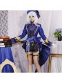 Genshin Impact The Hydro Archon Dark Fontaine Focalors Cosplay Costume