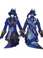 Genshin Impact The Hydro Archon Dark Fontaine Focalors Cosplay Costume
