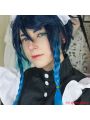 Game Genshin Impact Venti Blue Gradient Cosplay Wigs