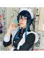 Game Genshin Impact Venti Blue Gradient Cosplay Wigs