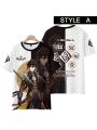 Genshin Impact Zhongli T-shirt Cosplay Costume