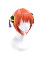 Gintama Kagura 30CM Orange Anime Cosplay Wig 