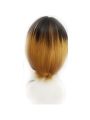 Haikyū!! kozumekenma Black Mixde Yellow long Cosplay Wigs