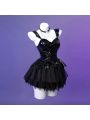 Halloween Sexy Dress Black Daemon Dress For Halloween Cosplay Costume