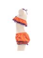 Halloween Cute Pumpkin Bikini Cosplay Costume