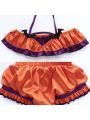 Halloween Cute Pumpkin Bikini Cosplay Costume