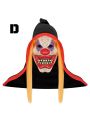 Halloween Mask Clown Hood Smile Mask Cos Props