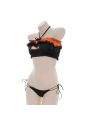 Halloween Pumpkin Bat Sexy Lingerie Cosplay Costume 