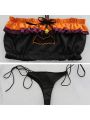 Halloween Pumpkin Bat Sexy Lingerie Cosplay Costume 