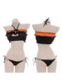 Halloween Pumpkin Bat Sexy Lingerie Cosplay Costume 
